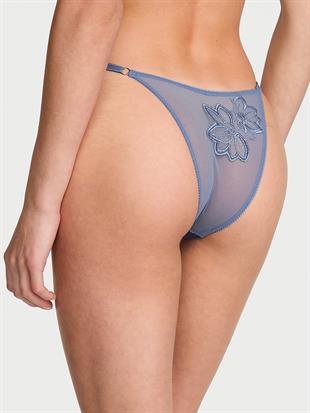 Denim İşlemeli Brazilian Külot