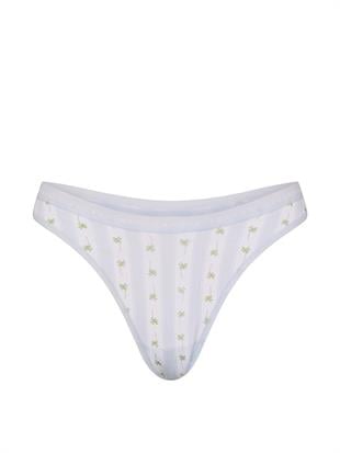 Derin Bacak Kesimli Scoop Tanga