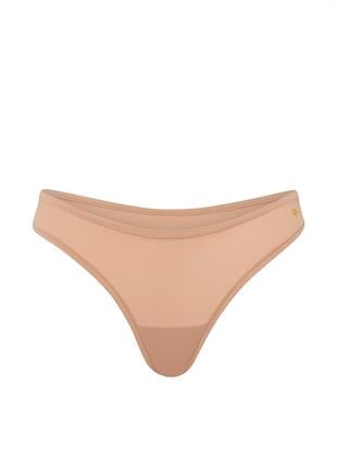 Derin Bacak Kesimli Scoop Tanga