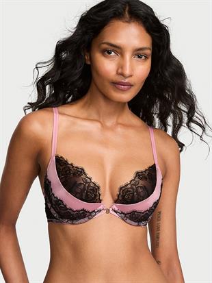 Derin Dekolteli Push-Up Sütyen