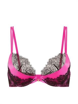 Derin Dekolteli Push-Up Sütyen