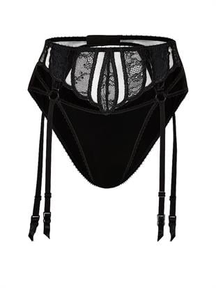 Desire Lines İşlemeli Jartiyer Külot