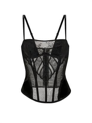 Desire Lines Nakışlı Korse