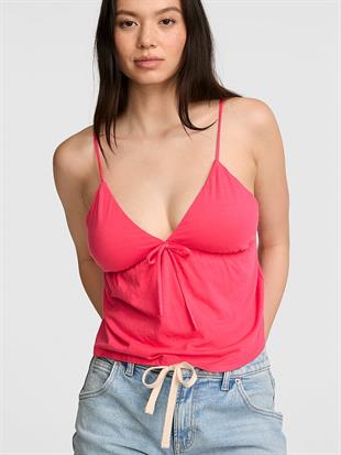 Dream Jersey Babydoll Askılı Bluz