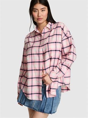 Düğmeli Pijama Üstü