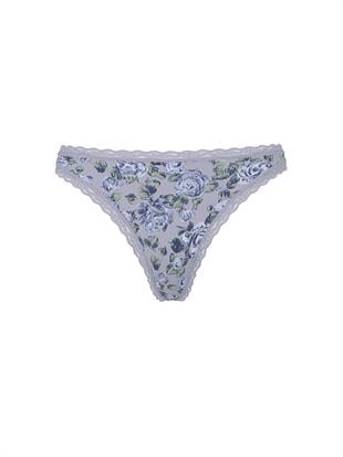 Esnek Pamuklu Dantel Belli Tanga