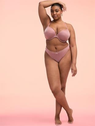 Esnek Pamuklu Dantelli Bikini Külot