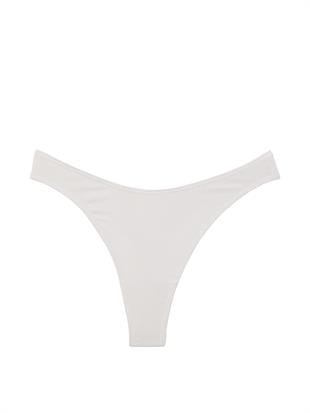 Esnek Pamuklu Derin Bacak Kesim Scoop Tanga