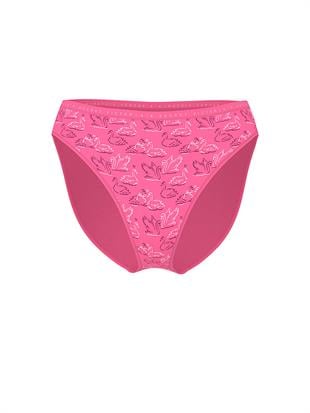 Esnek Pamuklu Derin Bacak Kesimli Brief Külot