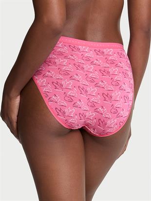 Esnek Pamuklu Derin Bacak Kesimli Brief Külot