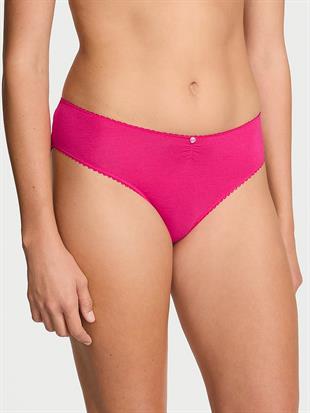 Esnek Pamuklu Kalp Dantelli Brief Külot