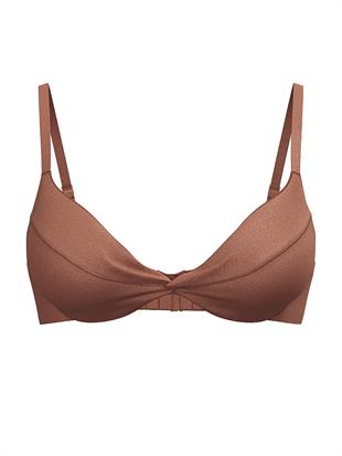 Essential Büzgülü Push-Up Bikini Üstü