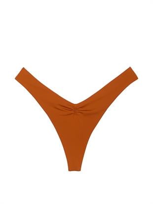 Essential Büzgülü Tanga Bikini Altı
