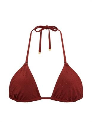 Essential Diamanté Üçgen Bikini Üstü