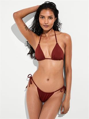 Essential Diamanté Üçgen Bikini Üstü