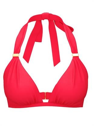 Essential Harlow Halter Yaka Push-Up Bikini Üstü