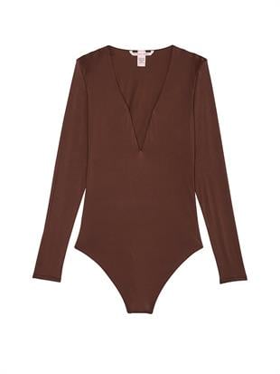 FeatherSoft™ BODYWEAR V Yakalı Body