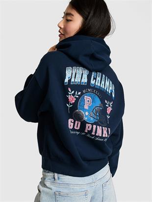 Fermuarlı Kapüşonlu Sweatshirt