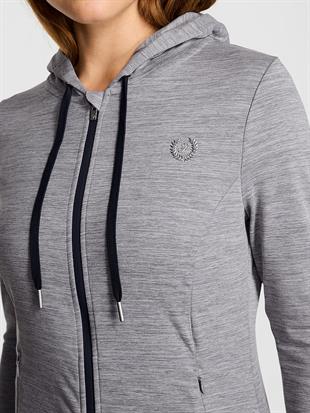 Fermuarlı Kapüşonlu Sweatshirt