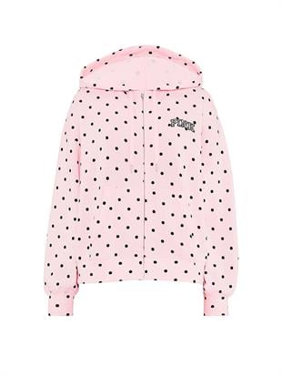 Fermuarlı Kapüşonlu Sweatshirt