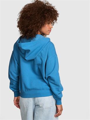 Fermuarlı Kapüşonlu Sweatshirt