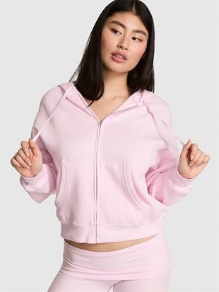 Fermuarlı Kapüşonlu Sweatshirt