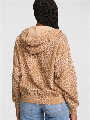 Fermuarlı Kapüşonlu Sweatshirt