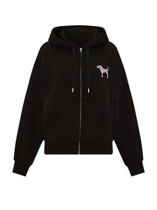 Fermuarlı Kapüşonlu Sweatshirt