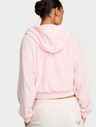 Fermuarlı Kapüşonlu Sweatshirt
