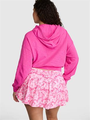 Fermuarlı Kapüşonlu Sweatshirt