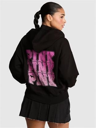 Fermuarlı Kapüşonlu Sweatshirt