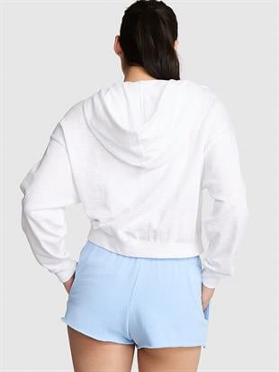Fermuarlı Kapüşonlu Sweatshirt