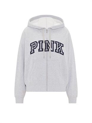 Fermuarlı Kapüşonlu Sweatshirt