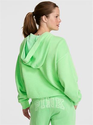 Fermuarlı Kapüşonlu Sweatshirt