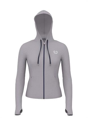 Fermuarlı Kapüşonlu Sweatshirt