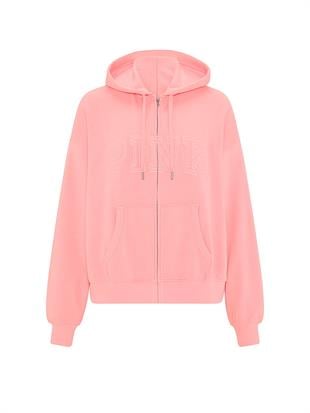 Fermuarlı Kapüşonlu Sweatshirt