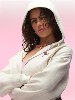 Fermuarlı Kapüşonlu Sweatshirt