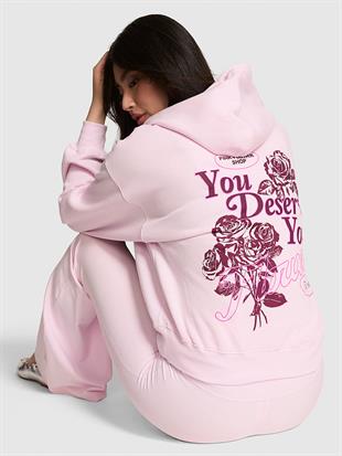 Fermuarlı Kapüşonlu Sweatshirt