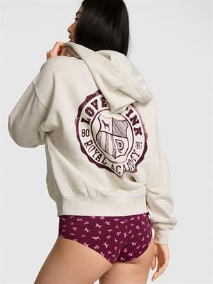 Fermuarlı Kapüşonlu Sweatshirt