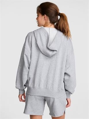 Fermuarlı Kapüşonlu Sweatshirt