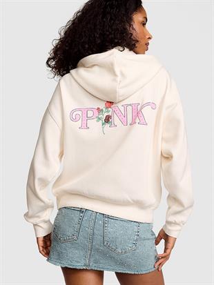 Fermuarlı Kapüşonlu Sweatshirt
