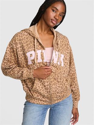 Fermuarlı Kapüşonlu Sweatshirt