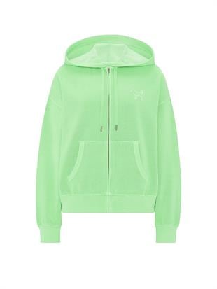 Fermuarlı Kapüşonlu Sweatshirt