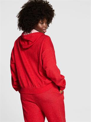 Fermuarlı Kapüşonlu Sweatshirt