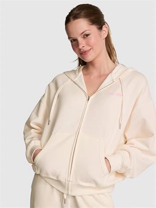 Fermuarlı Kapüşonlu Sweatshirt