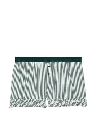 Festival Flanel Kadife Kenarlı Boxy Şort