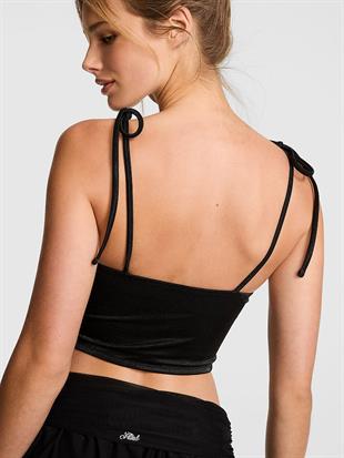 Fiyonklu Askılı Push-Up Tankini