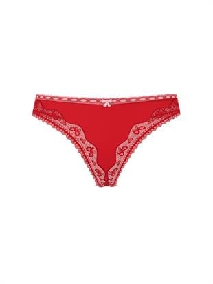 Fiyonklu Dantelli Tanga