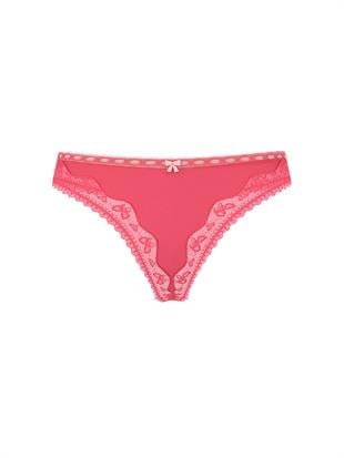 Fiyonklu Dantelli Tanga