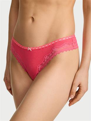 Fiyonklu Dantelli Tanga
